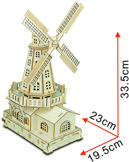 Голландская ветряная мельница 3d пазл