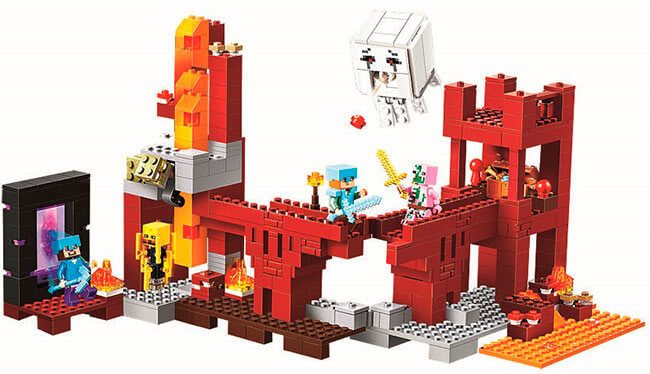 Конструктор Майнкрафт подземная крепость - отличный подарок для вашего ребенка