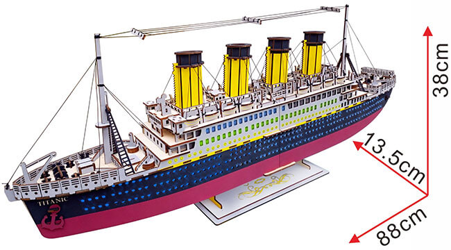 Титаник деревянный конструктор