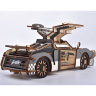 Гоночная машина DeLorean деревянный 3D пазл - Гоночная машина DeLorean деревянный 3D пазл