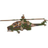 Вертолет Апач деревянный 3D пазл - Вертолет Апач деревянный 3D пазл