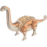 Бронтозавр деревянный 3D пазл - Бронтозавр деревянный 3D пазл