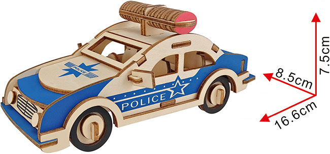 Деревянная полицеская машина