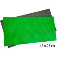 Строительная пластина для конструкторов 43 х 23 см зеленая