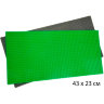 Строительная пластина для конструкторов 43 х 23 см зеленая - Строительная пластина для конструкторов 43 х 23 см зеленая