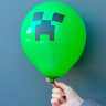 Упаковка 100 воздушных шаров Майнкрафт - Упаковка 100 воздушных шаров Майнкрафт