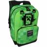 Рюкзак Майнкрафт зеленый с изображением крипера
