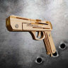 Пистолет Дезерт Игл деревянный 3D пазл - Пистолет Дезерт Игл деревянный 3D пазл