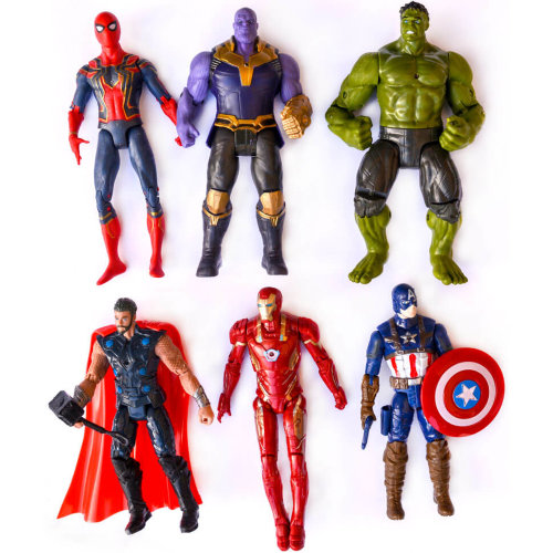Набор 6 фигурок супер-героев 
