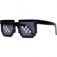 Пиксельные черные очки Майнкрафт для детей