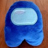 Плюшевая игрушка Among US 10 см синяя - Плюшевая игрушка Among US 10 см синяя