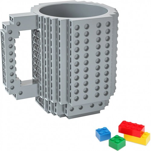 Кружка Лего Mug серая 