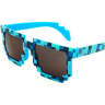 Пиксельные синие очки Майнкрафт для детей